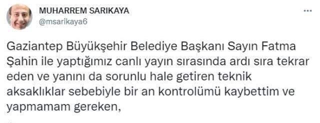 Gazeteci Muharrem Sarıkaya, kameralar önünde kameramana tokat attı