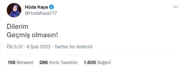 Hüda Kaya ne dedi? Hüda Kaya Cumhurbaşkanı Erdoğan hakkında ne yazdı? Hüda Kaya'nın paylaşımı ne?