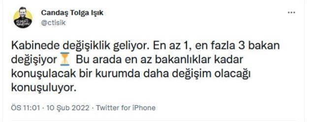 Kulisleri hareketlendiren iddia: Kabine'de ve çok kritik bir kurumda değişim olacak