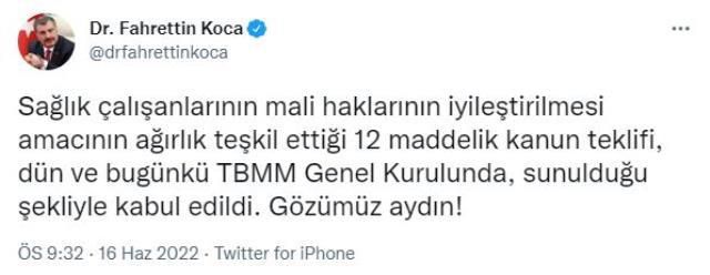 Sağlık çalışanlarına ek ödeme ve zam gelecek mi? Sağlık çalışanlarına zam mı yapılacak 2022? Sağlık çalışanlarına ek ödeme ve iyileştirme ne zaman?