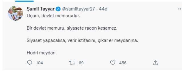 AK Partili Şamil Tayyar ile Mehmet Uçum birbirine girdi: Hadsiz kimsin sen