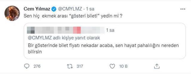 Cem Yılmaz'dan hayat pahalılığı yorumu: Yakınmayan ya hırsızdır ya deli