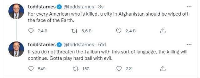 ABD'li haber sunucusu Todd Starnes'dan patlamayla ilgili tepki çeken paylaşım
