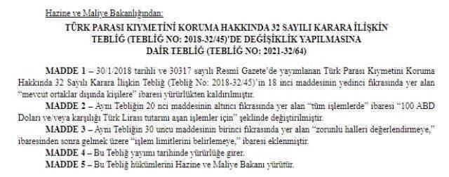 Döviz alım satımında kimlik tespiti şartı esnetildi