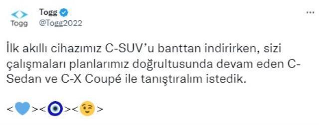 Togg ilk kez paylaşıyor! İşte C-Sedan ve C-X Coupé modelleri