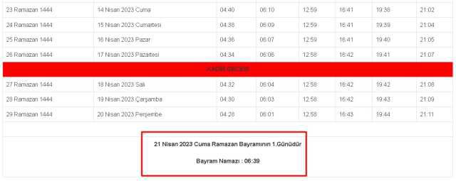 Bolu 2023 Bayram Namazı saat kaçta kılınacak? Bolu'da Ramazan Bayramı namazı ne zaman, saat kaçta? Bolu bayram namazı hangi gün?