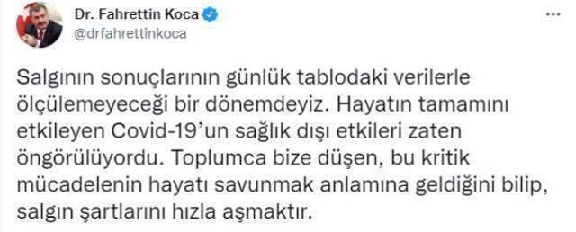Son Dakika: Türkiye'de 19 Aralık günü koronavirüs nedeniyle 171 kişi vefat etti, 16 bin 910 yeni vaka tespit edildi