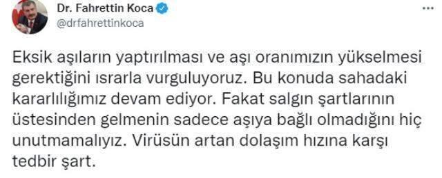 Son Dakika: Türkiye'de 8 Kasım günü koronavirüs nedeniyle 187 kişi vefat etti, 27 bin 824 yeni vaka tespit edildi