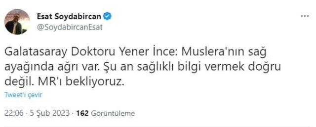 Muslera MR sonucu çıktı mı? Muslera sağlık durumu nasıl, son durumu ne?