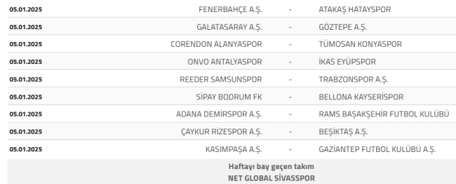 Bu hafta maç yok mu? 28-29 Aralık bu hafta neden maç yok (YILBAŞI)?
