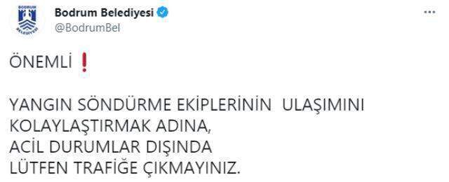 Bodrum'da orman yangını nedeniyle evler ve oteller boşaltılıyor! Vatandaşlar tahliye ediliyor