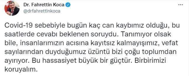 Son Dakika: Türkiye'de 11 Ekim günü koronavirüs nedeniyle 188 kişi vefat etti, 30 bin 563 yeni vaka tespit edildi