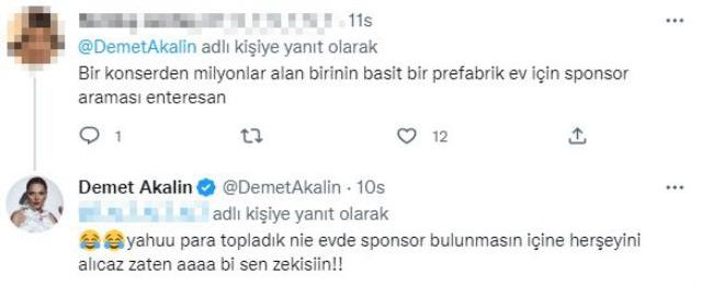 Yardım yapmak için sponsor arayan Demet Akalın'ın paylaşımı tepki çekti