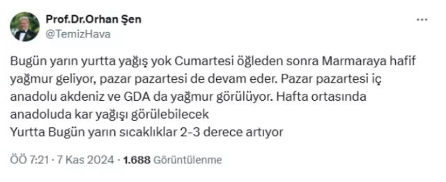 KAR YAĞACAK MI 2024? İstanbul'a kar yağışı ne zaman yağacak? Meteoroloji'den kar uyarısı!