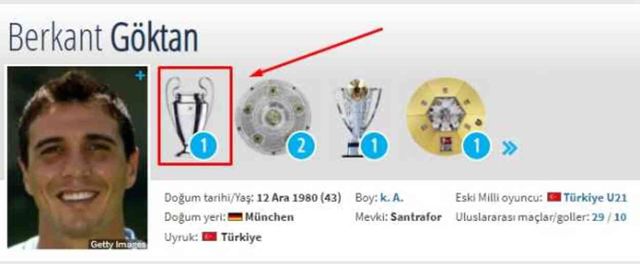 Şampiyonlar Ligi kazanan ilk Türk futbolcu kim? #127942 #9917