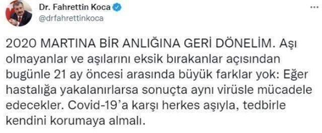 Son Dakika: Türkiye'de 16 Aralık günü koronavirüs nedeniyle 167 kişi vefat etti, 18 bin 100 yeni vaka tespit edildi