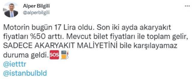 İETT Genel Müdürü, akaryakıt zamlarına isyan etti: Yakıt maliyetlerini karşılayamaz duruma geldik