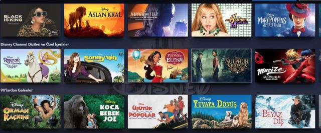 Disney Plus diziler, filmleri ve Disney + yer alan programlar!