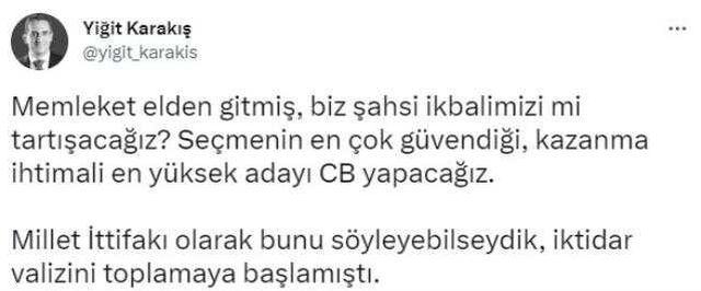 6'lı masada yeni kriz! Cihan Paçacı'nın ardından İYİ Parti'den Kılıçdaroğlu'nun adaylığına bir itiraz daha