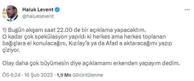 Haluk Levent merakla beklenen açıklamasını öne çekti: Paraları kimseye vermem, veremem