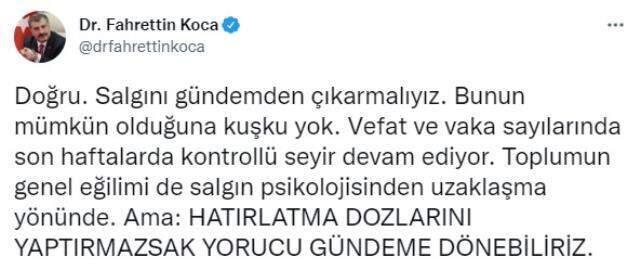 Son Dakika: Türkiye'de 24 Aralık günü koronavirüs nedeniyle 133 kişi vefat etti, 18 bin 910 yeni vaka tespit edildi