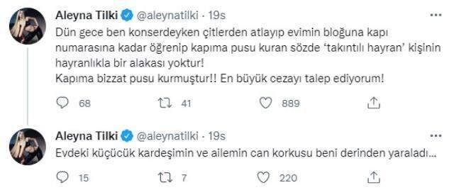 Aleyna Tilki'nin saplantılı hayranının ifadesi ortaya çıktı: Tel örgülerden geçerek sitesine girdim