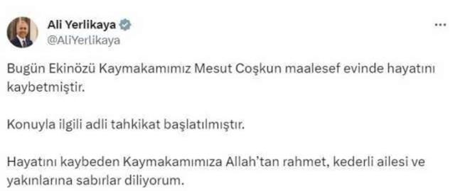 Mesut Coşkun kimdir? Kaymakam Mesut Coşkun kaç yaşında ve nereli?