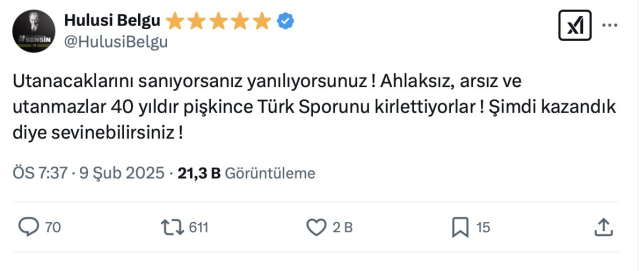 Fenerbahçe'den Adana Demirspor-Galatasaray Maçıyla İlgili Sert Eleştiriler