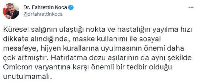 Son Dakika: Türkiye'de 20 Ocak günü koronavirüs nedeniyle 166 kişi vefat etti, 71 bin 843 yeni vaka tespit edildi