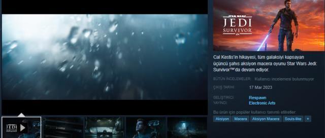 Star Wars Jedi Survivor ne zaman çıkacak? Star Wars Jedi Survivor çıkış tarihi açıklandı