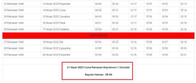 Bitlis 2023 Bayram Namazı saat kaçta kılınacak? Bitlis'te Ramazan Bayramı namazı ne zaman, saat kaçta? Bitlis bayram namazı hangi gün?