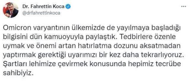 Son Dakika: Türkiye'de 26 Aralık günü koronavirüs nedeniyle 173 kişi vefat etti, 20 bin 138 yeni vaka tespit edildi