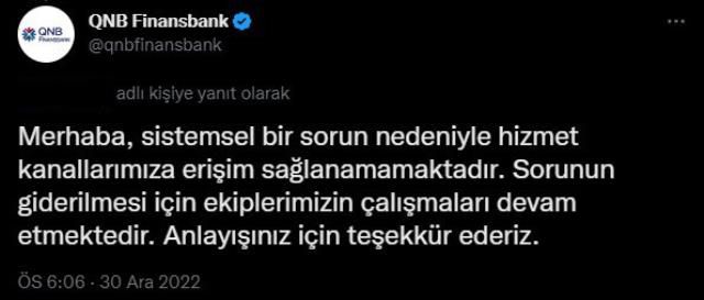 QNB internet bankacılılığı çöktü mü, neden açılmıyor? QNB Finansbank internet bankacılığı açma!