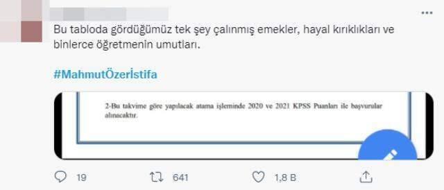 Milli Eğitim Bakanı Mahmut Özer'e 'İstifa et' çağrısı! 15 bin öğretmen atama takvimindeki detaya tepkiler çığ gibi