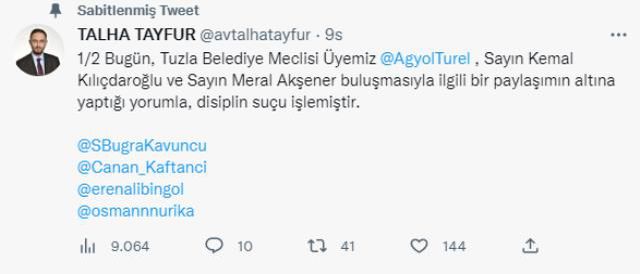 AK Partili isimden Kılıçdaroğlu-Akşener zirvesi için skandal paylaşım! Tepkilerin ardından önce sildi sonra özür diledi