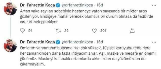 Bakan Koca'ndan İstanbul toplantısı! Kapanmayı etkileyecek hastaneye yatış oranında tehlikeli artış