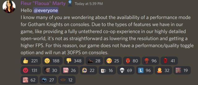 Gotham Knights'tan konsol oyuncularına üzücü haber