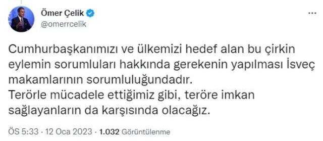 Son Dakika: Stockholm'deki skandal olayın ardından İsveç Büyükelçisi, Dışişleri'ne çağrıldı