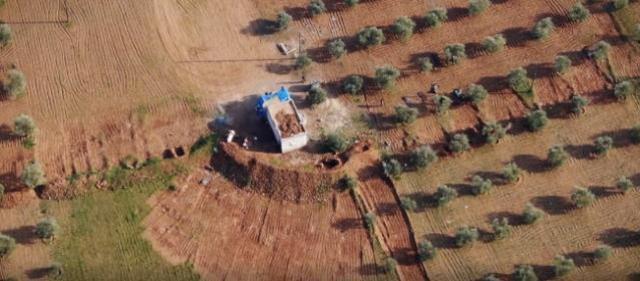 Erdoğan'ın harekat sinyali teröristlerin uykusunu kaçırdı! Münbiç'te kazılan terör tünelleri ilk kez görüntülendi