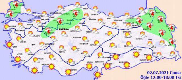 Meteoroloji'den İstanbul ve Marmara için kuvvetli yağış uyarısı