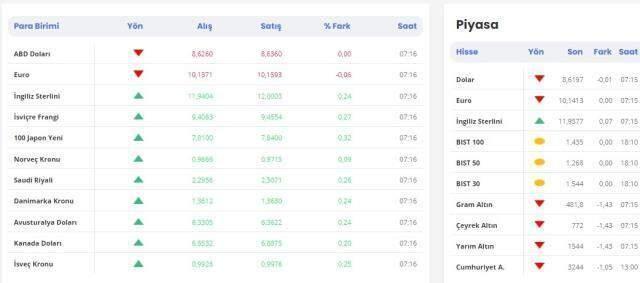 Serbest piyasa döviz kuru!