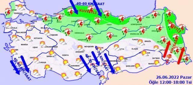 Şiddetli sağanak yağış geliyor! AFAD'dan 3 ile sel su ve su baskını uyarısı