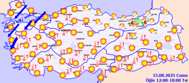 Fırtına ve kuvvetli rüzgar etkili olacak