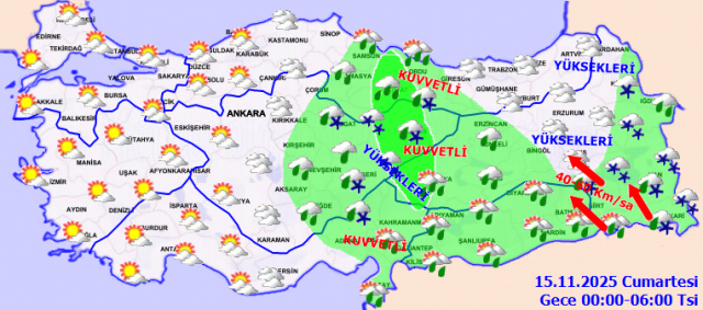 Kar geliyor! Hava bir anda değişecek, günlerce sürecek