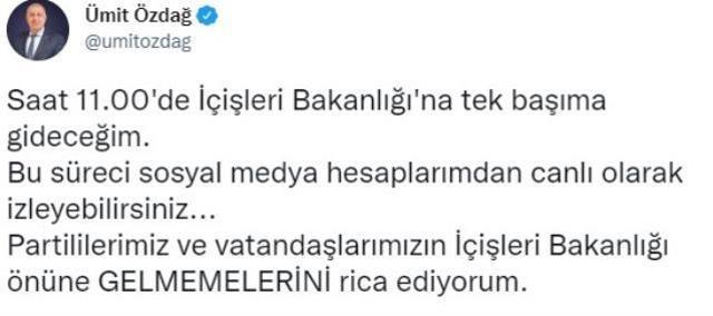 Ankara'da tansiyon yüksek! Zafer Partisi'nin 20 araçlık konvoyu durduruldu