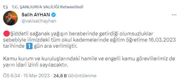 Son Dakika: Şanlıurfa ve Adıyaman'daki sel felaketinde hayatını kaybedenlerin sayısı 15'e yükseldi