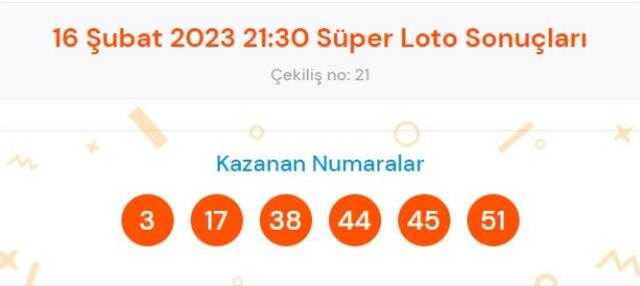 Süper Loto sonuçları açıklandı! 16 Şubat Süper Loto kazanan numaralar neler? Süper Loto sonuçlarına ne zaman, nereden bakılır?
