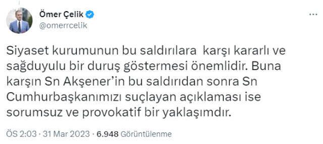 Son Dakika! AK Parti: İYİ Parti binasına saldırıyı lanetliyoruz, Akşener'in açıklaması ise provokatif bir yaklaşım