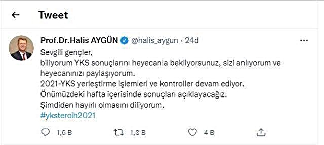 Son Dakika: ÖSYM Başkanı Aygün'den YKS açıklaması! YKS ne zaman açıklanacak?