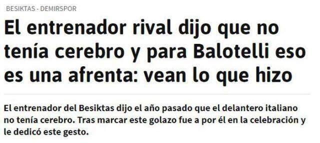 Avrupa'dan Güney Amerika kıtasına kadar bu olay konuşuluyor! Balotelli ve Sergen Yalçın, dünya manşetlerinde